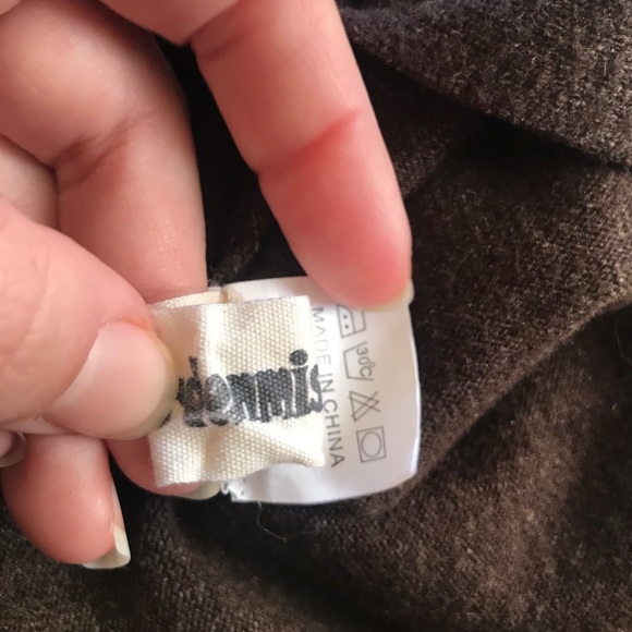 Mordenmiss XL Brown Turtleneck Sweater Textured Knit Dress Length - Picture 10 of 12